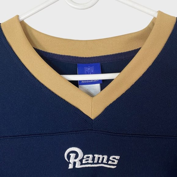 Vintage NFL Reebok St. Louis Rams Jersey Youth Large Marshall Faulk #28 Football - Picture 5 of 13